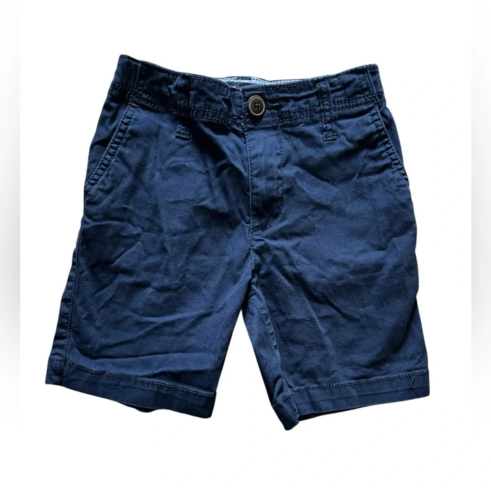 Oshkosh B’gosh Boys Navy Blue Flat Front Shorts | 5T